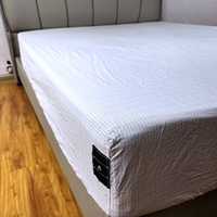 Drap de lit réutilisable en coton biologique avec fibre d'argent, tissu conducteur, fabricant OEM