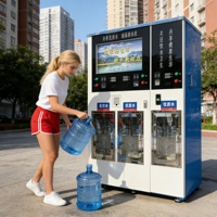 Máquina Expendedora de Agua Autoservicio de 450L con Gran Capacidad y Sistema de Pago Múltiple para Pueblos Pequeños y Supermercados