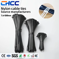 Attaches de câbles autobloquantes en nylon 7,6*380 mm pour câblage industriel, application durable en atelier