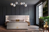 Luxus Italienischen schlafzimmer set möbel könig größe moderne neueste doppel bett designer