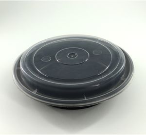 Contenedor Redondo de Plástico Desechable de Alta Resistencia HACAMY para Almacenamiento de Alimentos con Tapa Hermética, Apto para Microondas, en Venta - Product Image 5