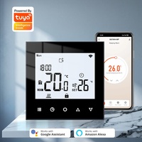 Termostato Inteligente WiFi para Calefacción por Suelo Radiante, 3A 95-240V AC, Pantalla Táctil Tuya, Resistente al Fuego, Flexible, Ahorro de Energía, Uso en Hoteles
