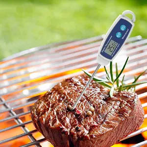 Hand Held Food Meat Cooking Home Thermometer With Long Probe LCD Digit Pen Type Fast Read Simple Precision Kinetic Drinks