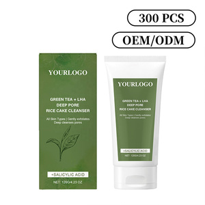 Venta al por mayor de fábrica té verde orgánico arroz ácido salicílico antiacné Limpieza de poros calmante piel HIDRATANTE PIEL - Product Image 6