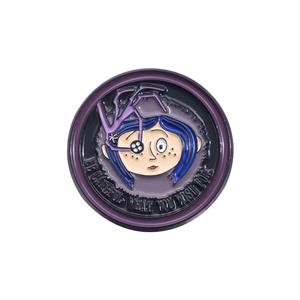Grosir tidak ada Minimum kustom Feng Shui Pin Enamel timah Glitter bros Anime keras lembut kerah lencana - Product Image 5