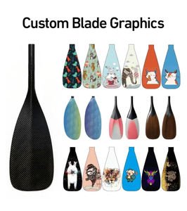 Pagaie de <span class=keywords><strong>kayak</strong></span> en carbone noir 3k à 2 sections, double pales avec système de verrouillage réglable pour rame - Product Image 2