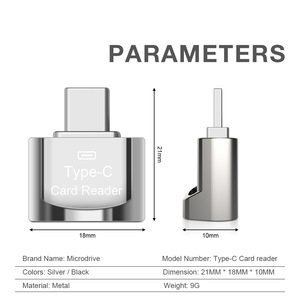อะแดปเตอร์ MINI Type-C OTG USB พร้อมตัวอ่านการ์ด TF สำหรับโทรศัพท์แอนดรอยด์และแท็บเล็ตส่งตรงจากผู้ผลิตเครื่องอ่านการ์ดขนาดเล็ก - Product Image 4