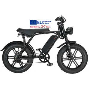 미국 eu 창고 재고 무료 배송 fatbike 지방 휠 2 좌석 오프로드 전기 전자 자전거 자전거 ebike