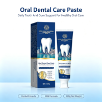 Pâte dentifrice à base d'extraits végétaux, formule douce, 120g, pour le soin des dents et des gencives, haleine fraîche, pour une hygiène bucco-dentaire quotidienne