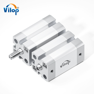 กระบอกสแตนเลสขนาดกะทัดรัดชุด40-S ISO21287มาตรฐานชิ้นส่วนนิวเมติกที่ทำหน้าที่คู่ใหม่ - Product Image 3