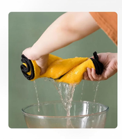 Premium Plush Edgeless Microfiber Towel, Ultra Soft Portable Super Absorbent Auto Detailing Car Wash Drying Cleaning Cloth