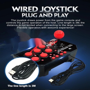 Botón de consola de videojuegos de 16 bits Pan-dora Vintage y reproductor de juegos Rocker 3D compatible con <span class=keywords><strong>2</strong></span> controladores con cable máquina de juego de Arcade - Product Image 5