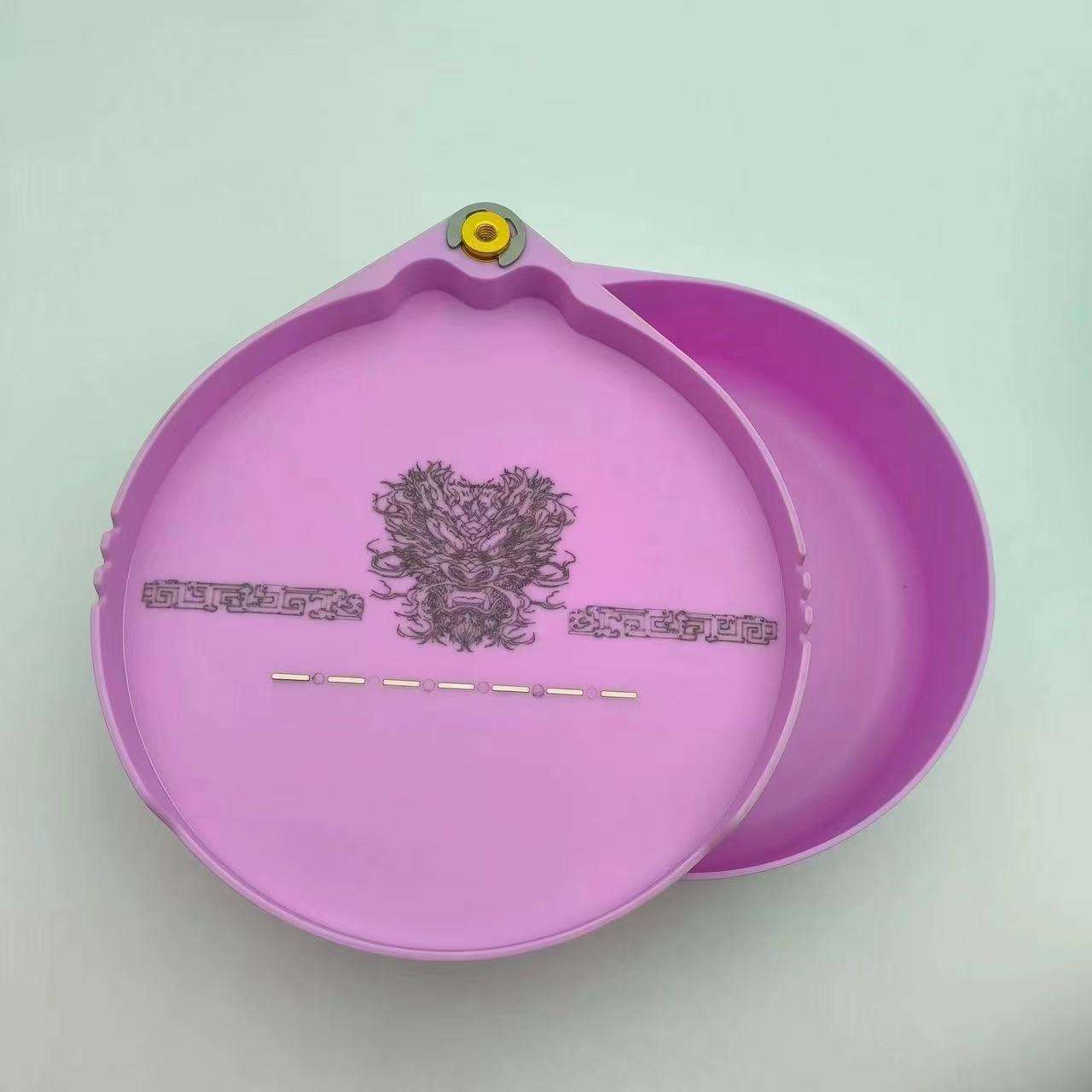 Plateau à appâts [rose avec aimant à une ligne]