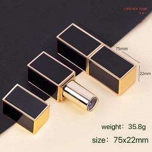 Bán buôn cao cấp mỹ phẩm trắng vuông Vòng Son môi mini tùy chỉnh thiết kế <span class=keywords><strong>Bullet</strong></span> Son môi <span class=keywords><strong>container</strong></span> - Product Image 2