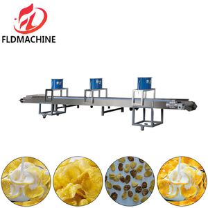 Ligne <span class=keywords><strong>de</strong></span> production automatique <span class=keywords><strong>de</strong></span> céréales pour petit-déjeuner, machine <span class=keywords><strong>à</strong></span> fabriquer des corn flakes, extrudeuse pour céréales <span class=keywords><strong>de</strong></span> petit-déjeuner - Product Image 6