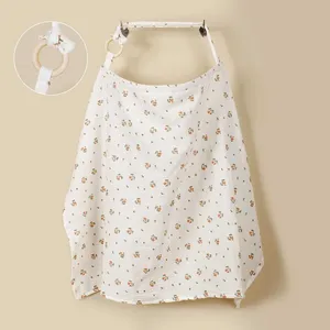 Maternity Nursing Cover Baby <strong>Breastfeeding</strong> <strong>Sling</strong> Cotton Mother Lactation Apron Towel Breathable Side Slit Loose Fit - Product Image 3