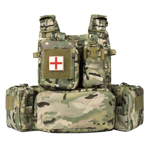 Gilet d'entraînement de camouflage d'extérieur respirant imperméable multifonctionnel en polyester - Product Image 4