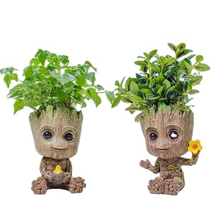 2023 Offre Spéciale maceta Groot pot de fleur ornements <span class=keywords><strong>cadeaux</strong></span> promotionnels PVC Groot moderne jardin planteur noël enfants <span class=keywords><strong>cadeaux</strong></span> <span class=keywords><strong>idées</strong></span> - Product Image 1
