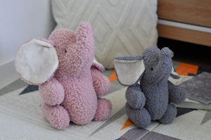 <span class=keywords><strong>Peluche</strong></span> Elefante Personalizzato <span class=keywords><strong>con</strong></span> <span class=keywords><strong>Nome</strong></span> Ricamato per Baby Shower e Decorazione Cameretta - Product Image 3