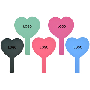 Espejo <span class=keywords><strong>de</strong></span> maquillaje con mango personalizado para chica, espejo <span class=keywords><strong>de</strong></span> mano con diseño <span class=keywords><strong>de</strong></span> conejo malvado, con logotipo <span class=keywords><strong>de</strong></span> corazón - Product Image 4