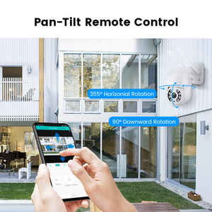 ICSEE Smart Auto Tracking <span class=keywords><strong>IP</strong></span> Domo PTZ Cámara Visión nocturna a todo color Seguridad inalámbrica CCTV Datos en la nube al aire libre CMOS AI Humanoide - Product Image 3