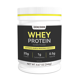 OEM proteine del siero di latte isolato proteine in polvere per la crescita muscolare magra gusto e opzioni di confezionamento personalizzate - Product Image 1