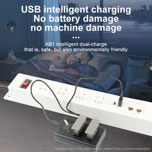 <span class=keywords><strong>Chargeur</strong></span> double USB <span class=keywords><strong>portable</strong></span> avec écran LCD intelligent pour batterie AB1 pour caméra DJI AB1 et DJI OSMO <span class=keywords><strong>Action</strong></span> - Product Image 4
