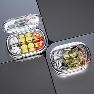 Portable Medicine Storage Box with Three Meals Day Seal Carefully Selected <b>for</b> Daily Use Small <b>Pill</b> Storage <b>Case</b> - Product Image 2