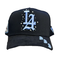 Nueva Gorra de Béisbol Deportiva de Lujo con Rayas y Estampado de Leopardo, Bordado 3D, Visera Curva Desgastada, 100% Algodón para Sombreros