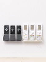 Support mural en acrylique sans perçage pour télécommande de climatiseur et de télévision, boîte de rangement murale pour télécommande