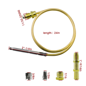 Pengganti untuk Rakitan <span class=keywords><strong>Pilot</strong></span> Burner Kontrol Thermostat Robertshaw 1980-024 dan 1980-036 Snap Fit Universal Thermocouple - Product Image 3