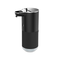 Distributeur de savon mousse automatique à capteur, 360 ml, ABS blanc/noir, pour comptoir, écologique, moderne, hôtel, cuisine, salle de bain, intelligent