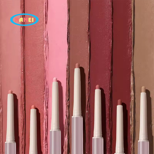 Make Your Logo Duo-Head Lipliner Suave y de larga duración Delineador de labios ultrafino mate impermeable con cepillo - Product Image 5
