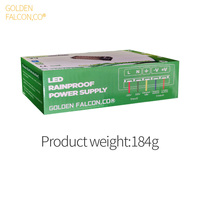 Alimentation à découpage 12V 10A 100W étanche avec boîtier en aluminium et protections multiples, adaptateur secteur extérieur pour caisson lumineux LED