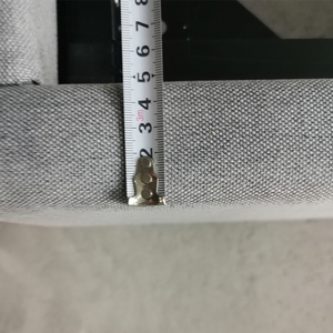 Base de Cama Minimalista con Elevación Hidráulica y Almacenamiento, en Tela Gris, para Espacios Pequeños - Product Image 4