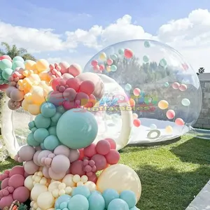 Dômes transparents commerciaux en PVC maison de rebond fête amusante château de saut transparent tentes à bulles gonflables