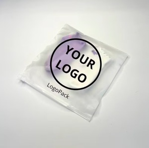 Custom Printed Logo T Shirt Plastic Zip <b>Lock</b> <b>Bag</b> Resealable Matte Frosted Zipper <b>Bags</b> for Clothing Packaging - Product Image 2