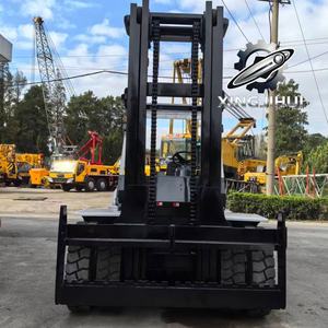 Montacargas TCM FD100Z8 de 10 toneladas, montacargas usado de Japón, 10 toneladas, motor Isuzu 6BG1, máquina usada, montacargas a gasolina, 4000 mm, 10000 kg - Product Image 6