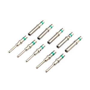 Deutsch 0460-215-16141/0462-209-16141 uốn thiết bị đầu cuối DT/DT04/DT06 Serie kết nối màu xanh lá cây Vòng 14awg Nam/Nữ rắn liên hệ với pin - Product Image 1