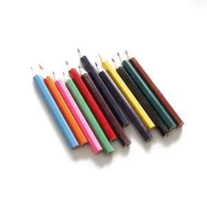 Portable Color Mini Drawing Colored Pencils For Kids With Sharpener For Children