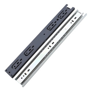 Charnières dissimulées en acier inoxydable pour armoires <span class=keywords><strong>de</strong></span> meubles, glissières <span class=keywords><strong>de</strong></span> <span class=keywords><strong>tiroir</strong></span> intégrées épaissies, accessoires <span class=keywords><strong>de</strong></span> quincaillerie absorbant les chocs - Product Image 1