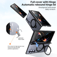 Funda Magnética de Lujo para Teléfono, con Acabado Mate Suave al Tacto, TPU + PC, Antigolpes, con Soporte de 360 Grados, para Samsung Galaxy Z Fold 8 Ultra Z FOLD 7