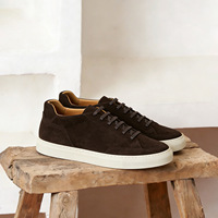 Chaussures de sport décontractées pour hommes VOGU en daim respirant à bout rond, baskets à lacets, résistantes aux chocs, antidérapantes, de qualité et tendance
