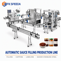 Machine de remplissage de condiments à débit facile, avec système de rinçage et de désinfection, pour tuyauterie polie miroir et anti-adhérence aux résidus collants de noix de coco et de dattes