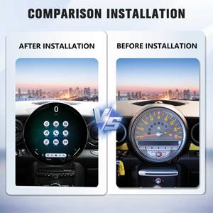 Viknav 12 pouces pour BMW Mini Cooper R56 R60 2007-2016 Autoradio Écran tactile Mise à niveau <span class=keywords><strong>Carplay</strong></span> Android Auto Lecteur Stéréo GPS - Product Image 2
