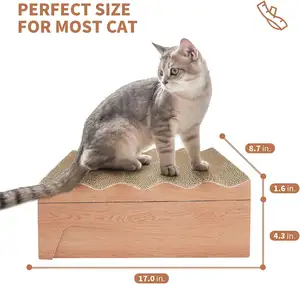 صندوق خدش القط المعاد تدويره صديق للبيئة خدش القط الكرتون هوس
