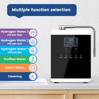 Machine à eau enrichie en hydrogène multifonctionnelle électrique domestique à commande vocale, chauffante, à électrolyse alcaline faible, pour comptoir et voiture