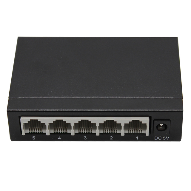5-Port Gigabit Ethernet Unmanaged Switch for Desktop or Wall Mount