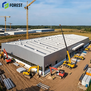 Edificio Modular Prefabricado de Acero para Parque Logístico, Almacén de Gran Altura y Espacio Libre para Carga - Product Image 1