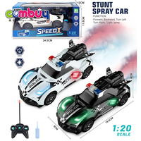 Cascadeur télécommandé à grande vitesse 1:20 jouet de pulvérisation de lumière voiture de course rc